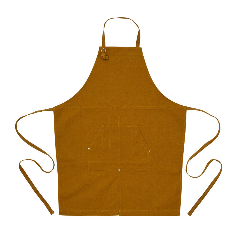 1385 Washed Canvas and Twill Apron - Tan