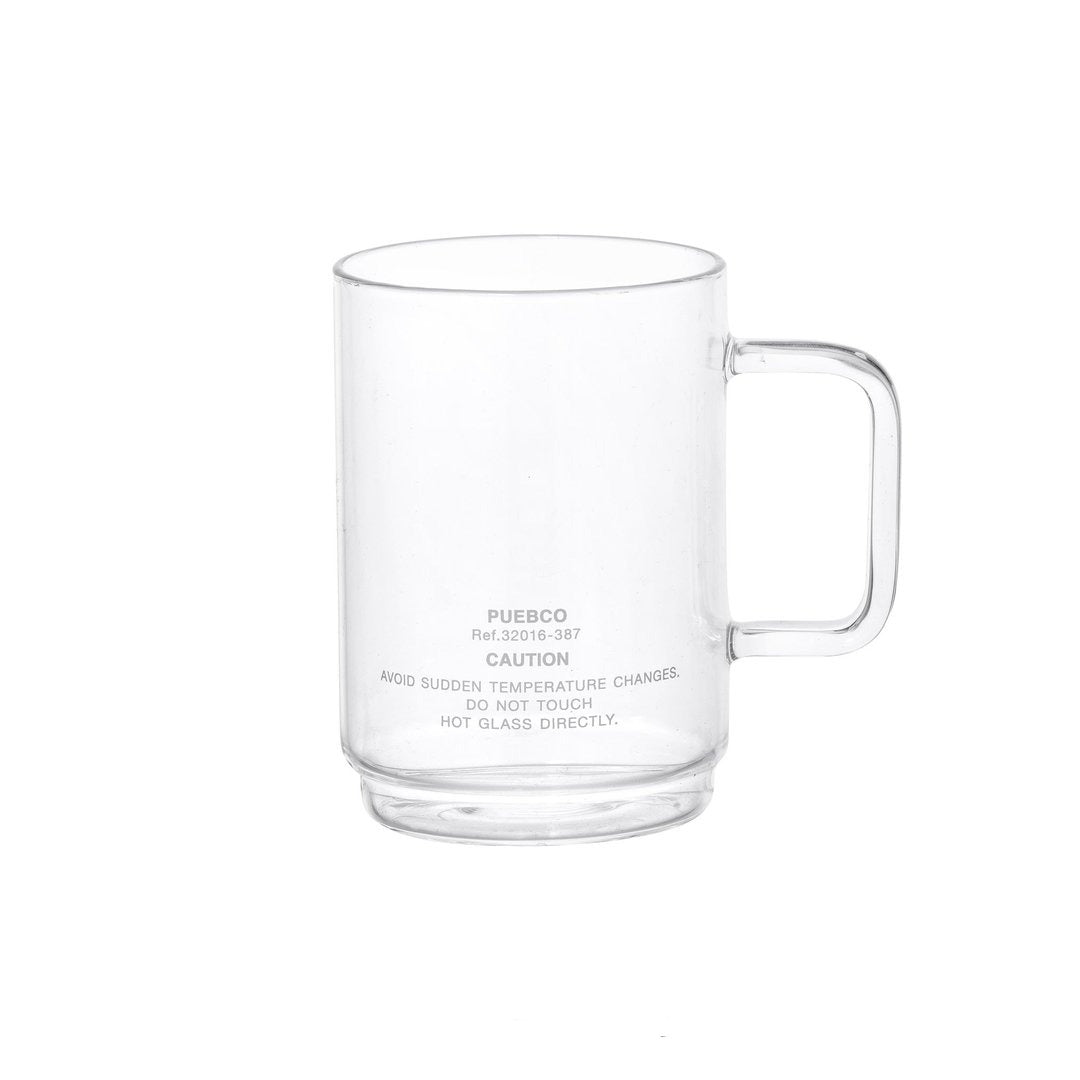 Puebco Borosilicate Glass Mug (Shallow Stacking)