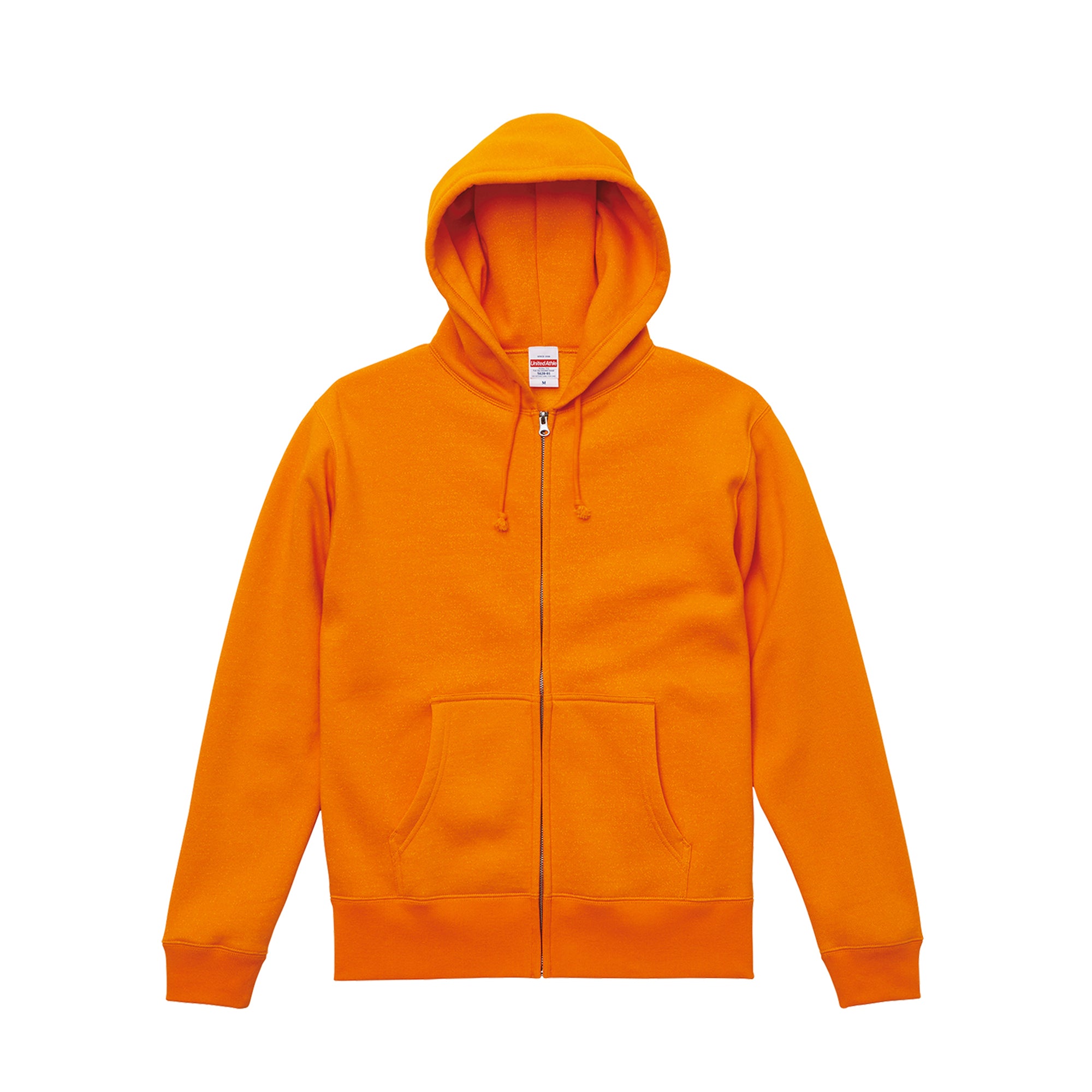 5620 - Brushed Back Full Zip Hoodie - Orange
