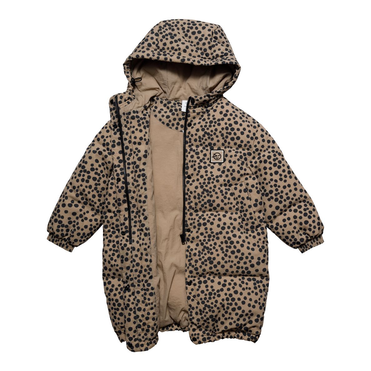 Animaux Long Down Coat - Pale Fawn Animaux
