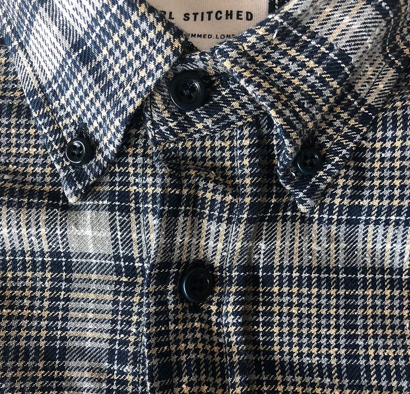 Button Down Shirt - Dogtooth Check